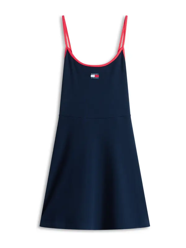 Tommy Jeans Tommy Jeans Obleka  mornarska / rdeča