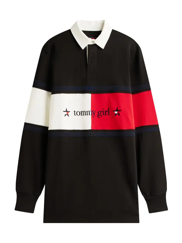 Tommy Jeans Tommy Jeans Obleka  mornarska / rdeča / črna / bela