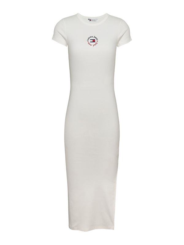 Tommy Jeans Tommy Jeans Obleka  mornarska / temno rdeča / off-bela