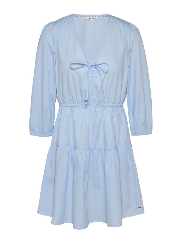 Tommy Jeans Tommy Jeans Obleka  svetlo modra