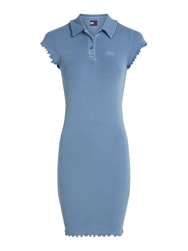 Tommy Jeans Tommy Jeans Obleka  svetlo modra