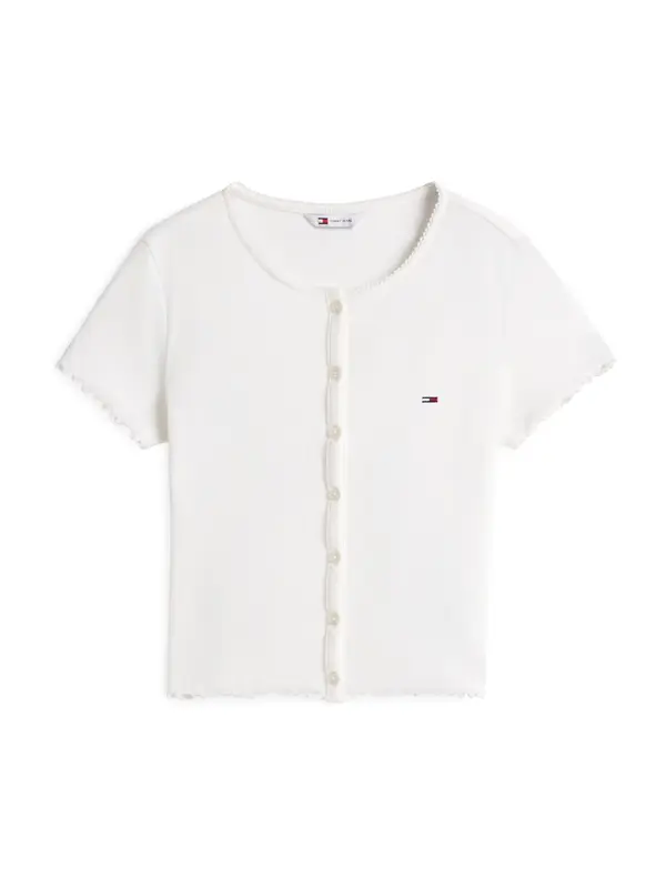 Tommy Jeans Tommy Jeans Pletena jopa  bela