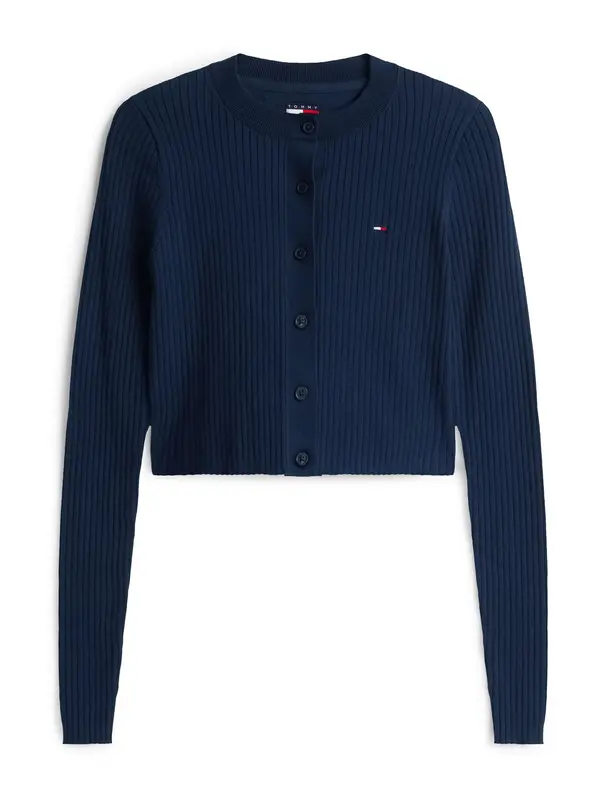 Tommy Jeans Tommy Jeans Pletena jopa  temno modra