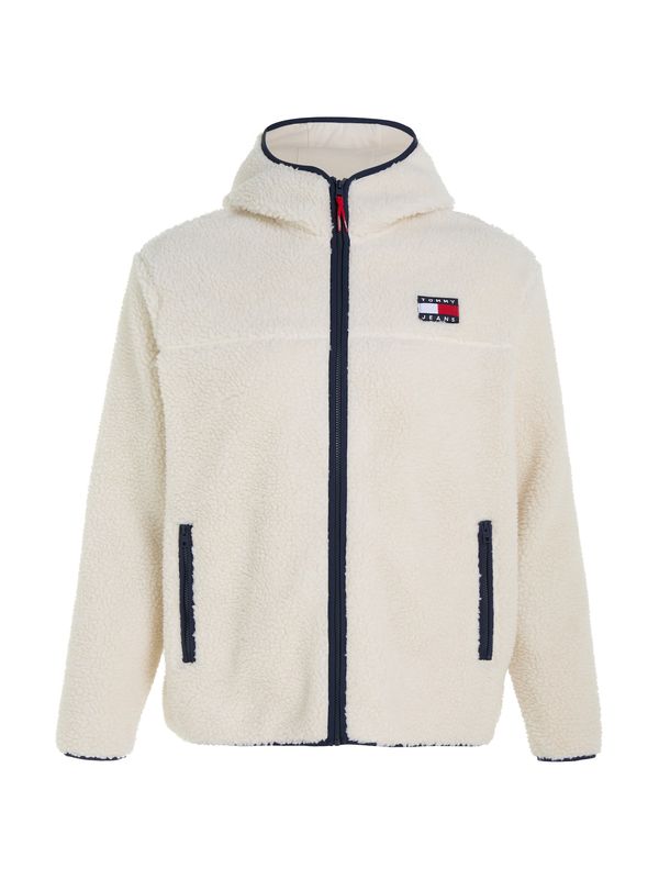 Tommy Jeans Plus Tommy Jeans Plus Jopa na zadrgo  mornarska / rdeča / bela