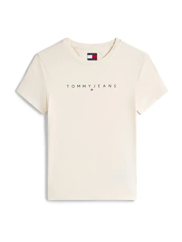 Tommy Jeans Plus Tommy Jeans Plus Majica  chamois / mornarska / rdeča / bela