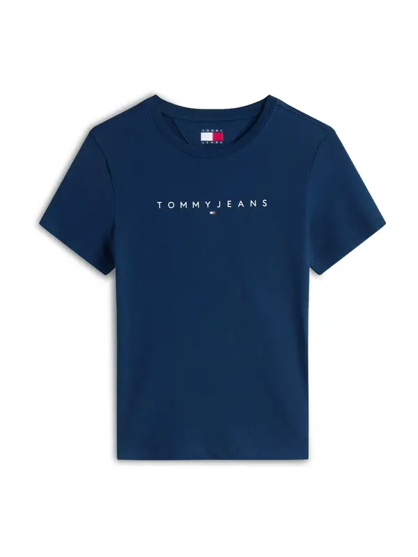 Tommy Jeans Plus Tommy Jeans Plus Majica  mornarska / rdeča / bela