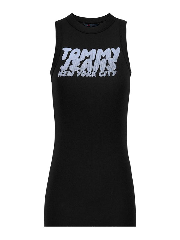 Tommy Jeans Tommy Jeans Poletna obleka  črna / bela