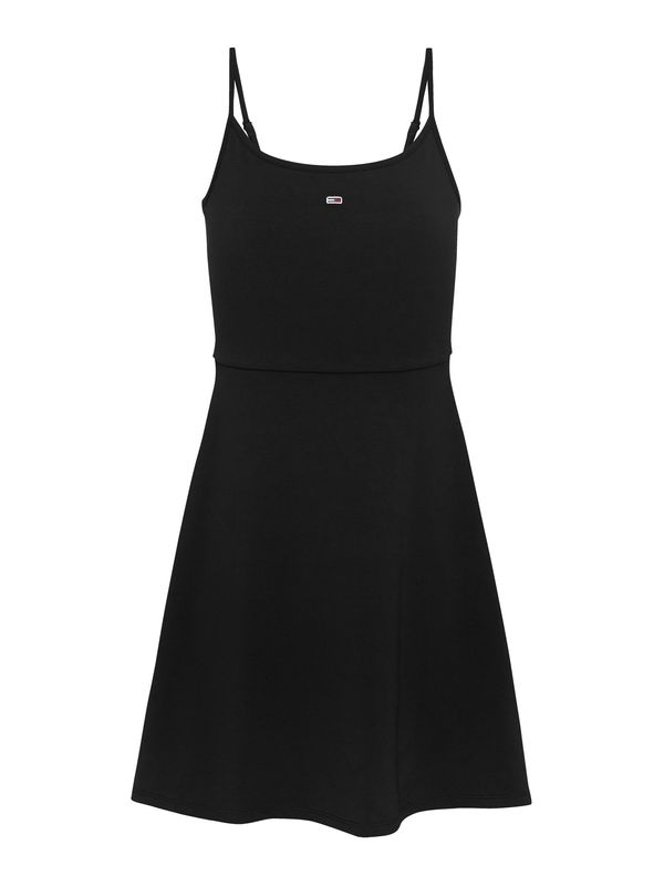 Tommy Jeans Tommy Jeans Poletna obleka 'ESSENTIAL'  črna