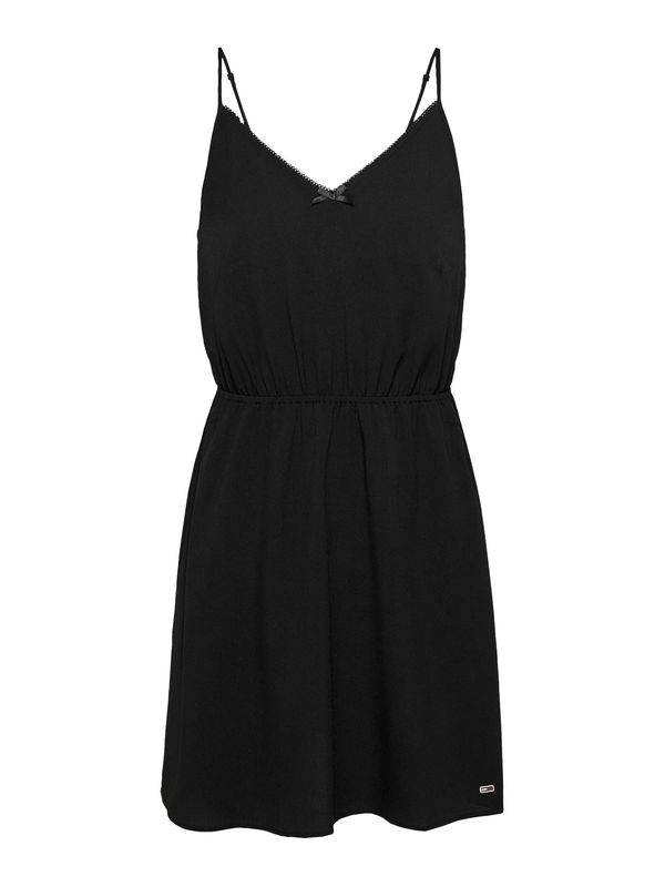 Tommy Jeans Tommy Jeans Poletna obleka 'ESSENTIAL'  črna