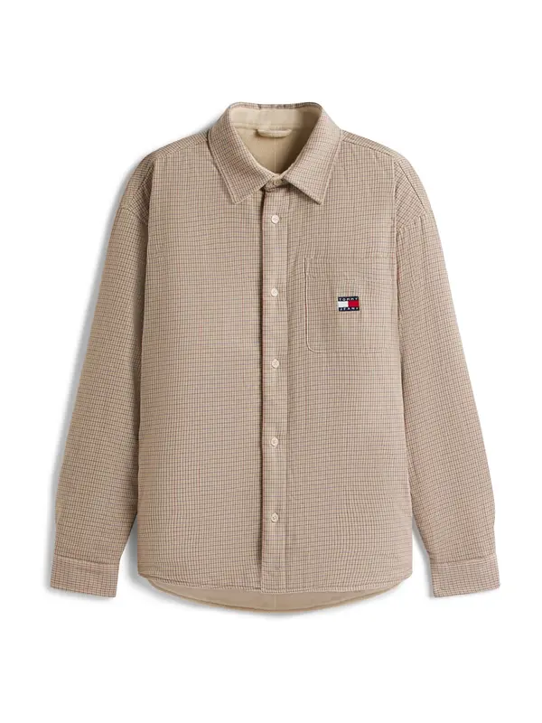 Tommy Jeans Tommy Jeans Prehodna jakna  bež / modra / rdeča
