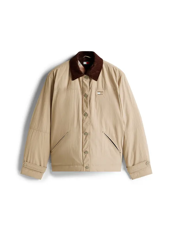 Tommy Jeans Tommy Jeans Prehodna jakna  bež / rjava