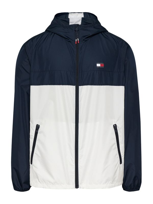 Tommy Jeans Tommy Jeans Prehodna jakna 'CHICAGO'  mornarska / bela