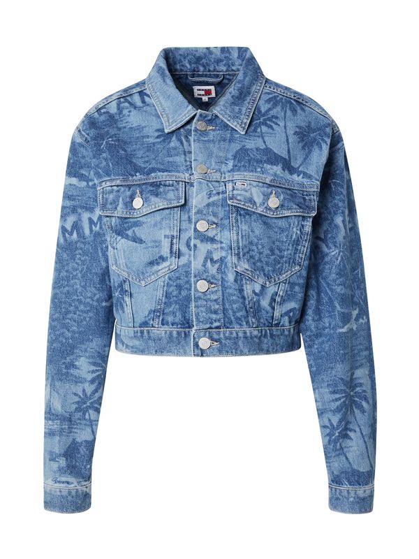 Tommy Jeans Tommy Jeans Prehodna jakna 'Claire'  moder denim / karamel