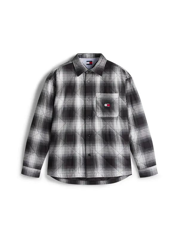 Tommy Jeans Tommy Jeans Prehodna jakna  črna / bela