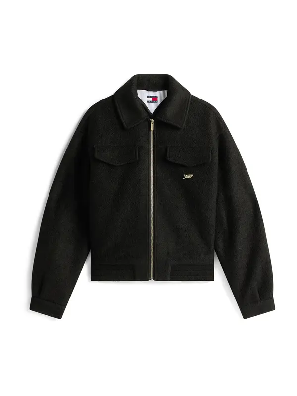 Tommy Jeans Tommy Jeans Prehodna jakna  črna