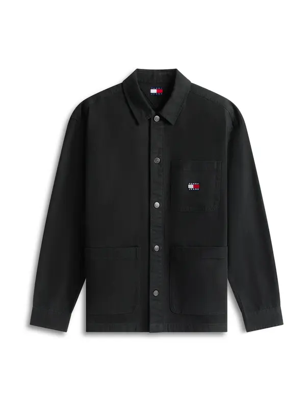 Tommy Jeans Tommy Jeans Prehodna jakna 'ESSENTIAL'  črna