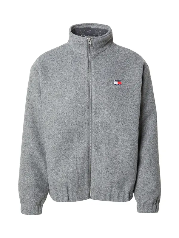 Tommy Jeans Tommy Jeans Prehodna jakna 'Essential'  mornarska / pegasto siva / rdeča / bela