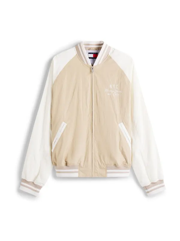 Tommy Jeans Tommy Jeans Prehodna jakna  kaki / črna / off-bela