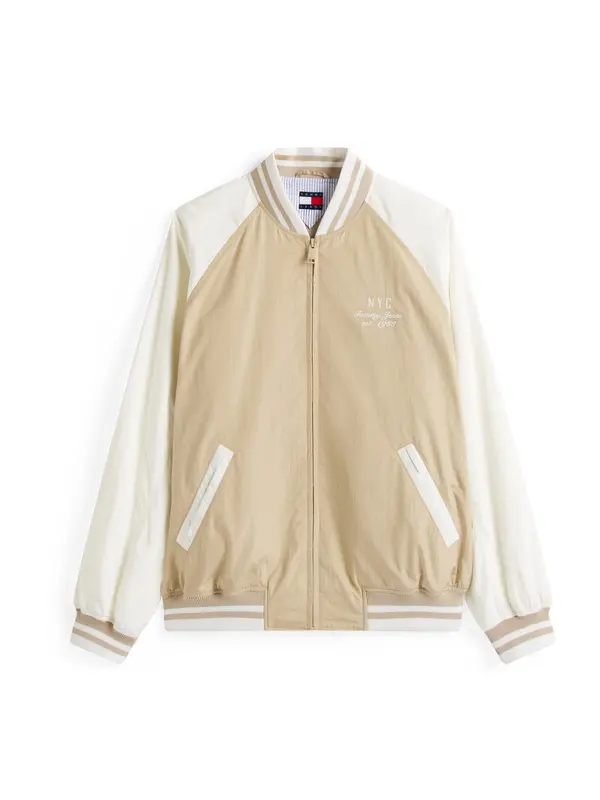Tommy Jeans Tommy Jeans Prehodna jakna  kaki / off-bela