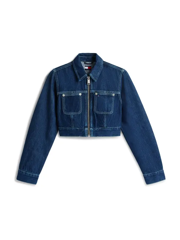 Tommy Jeans Tommy Jeans Prehodna jakna  moder denim