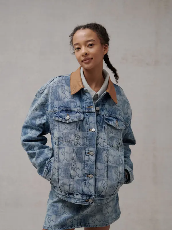 Tommy Jeans Tommy Jeans Prehodna jakna  moder denim