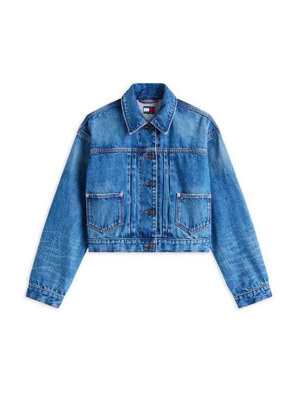 Tommy Jeans Tommy Jeans Prehodna jakna  moder denim