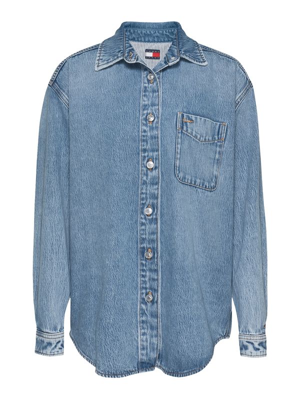 Tommy Jeans Tommy Jeans Prehodna jakna  moder denim