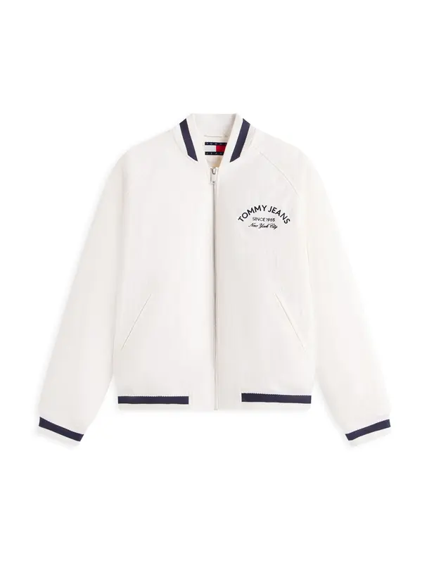 Tommy Jeans Tommy Jeans Prehodna jakna  mornarska / mokka / bela