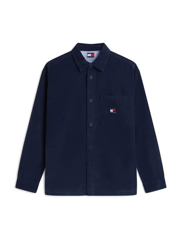 Tommy Jeans Tommy Jeans Prehodna jakna 'Oversized Fit Corduroy'  mornarska