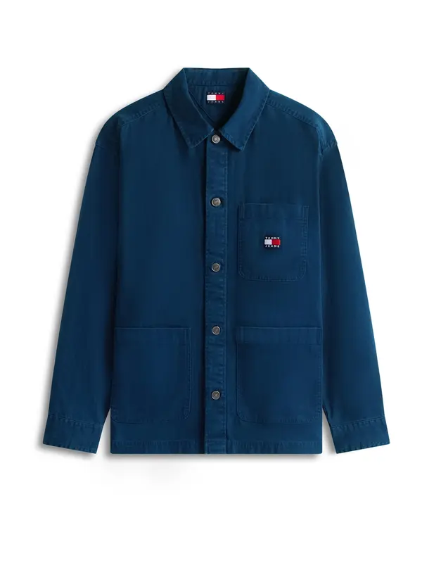 Tommy Jeans Tommy Jeans Prehodna jakna 'Oversized Fit Patch Pocket'  mornarska