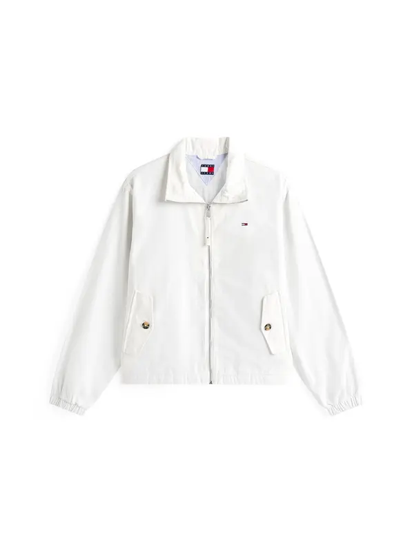 Tommy Jeans Tommy Jeans Prehodna jakna 'Peached Zip-thru'  bela