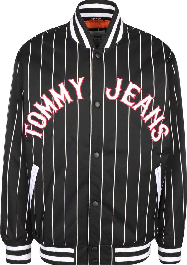 Tommy Jeans Tommy Jeans Prehodna jakna  rdeča / črna / bela
