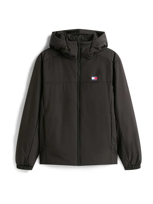 Tommy Jeans Tommy Jeans Prehodna jakna  rdeča / črna / bela
