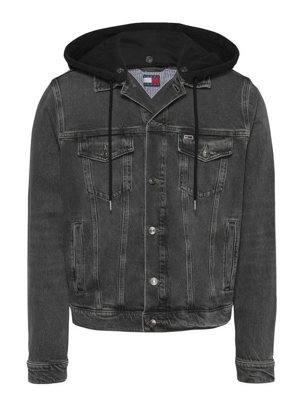 Tommy Jeans Tommy Jeans Prehodna jakna 'RYAN'  črn denim