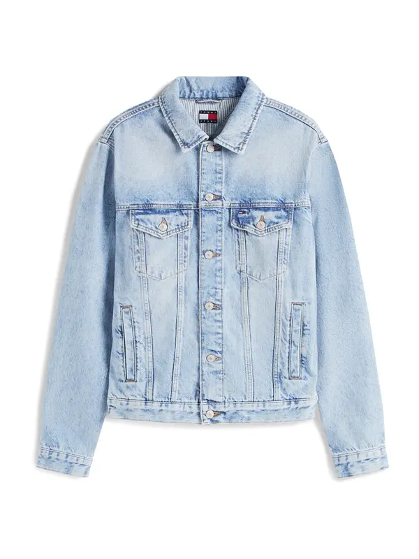Tommy Jeans Tommy Jeans Prehodna jakna 'RYAN'  marine / moder denim / rdeča