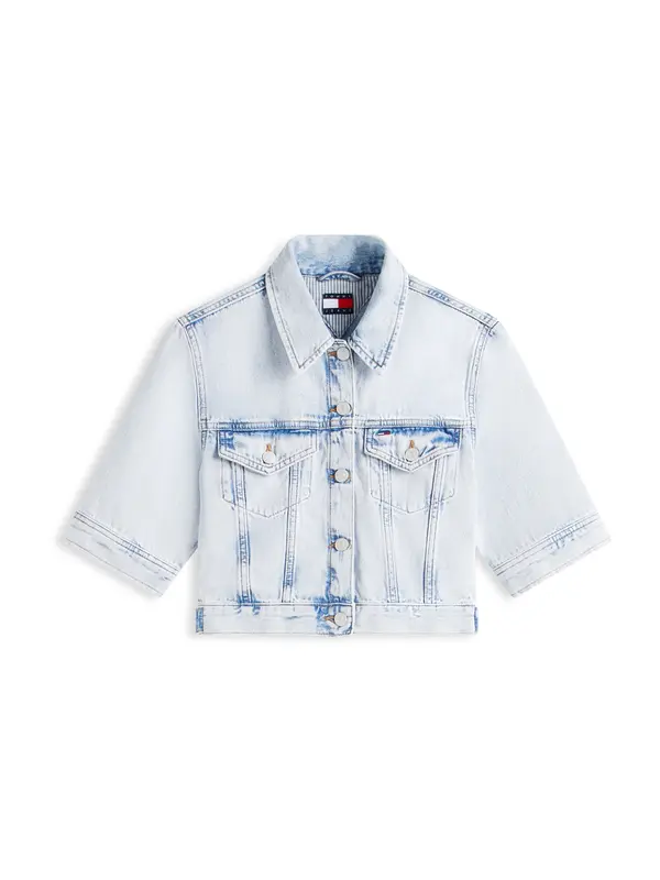Tommy Jeans Tommy Jeans Prehodna jakna  svetlo modra