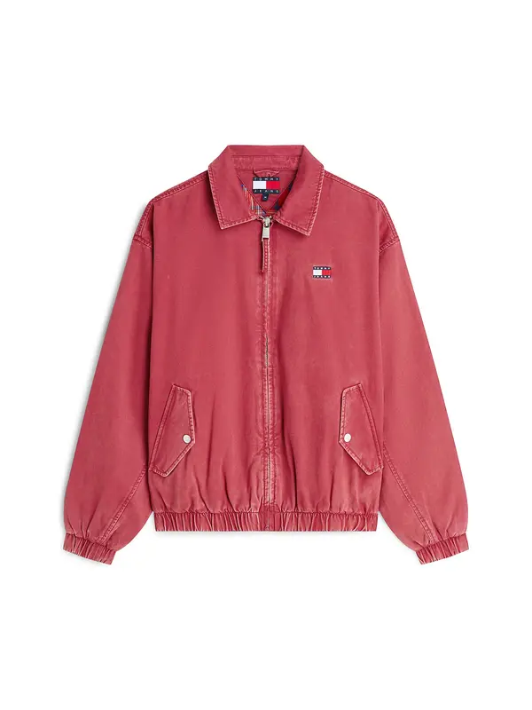 Tommy Jeans Tommy Jeans Prehodna jakna  svetlo rdeča