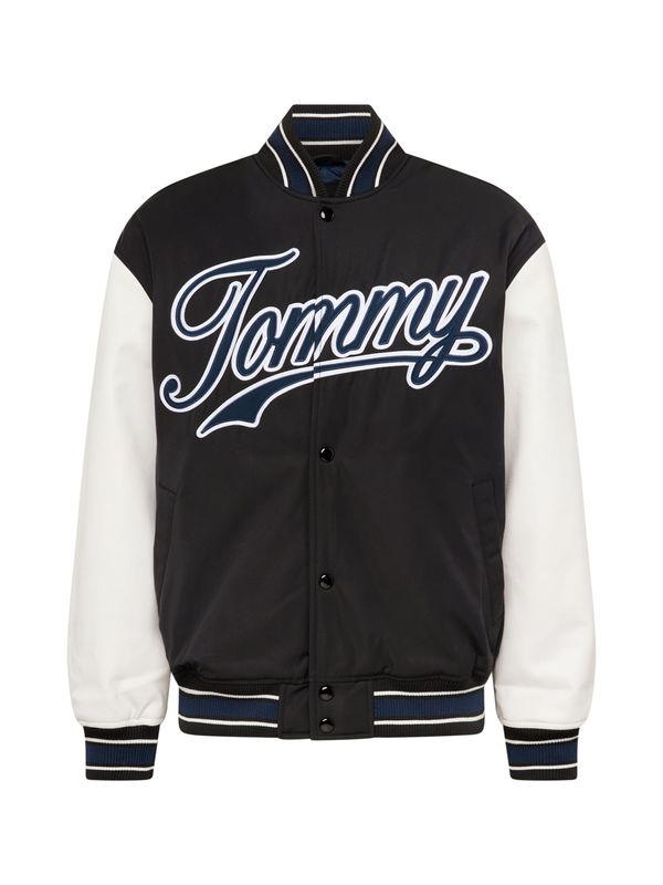 Tommy Jeans Tommy Jeans Prehodna jakna  temno modra / črna / bela