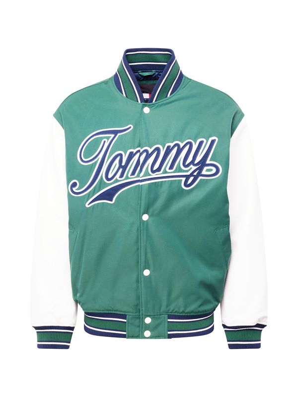 Tommy Jeans Tommy Jeans Prehodna jakna  temno modra / žad / bela