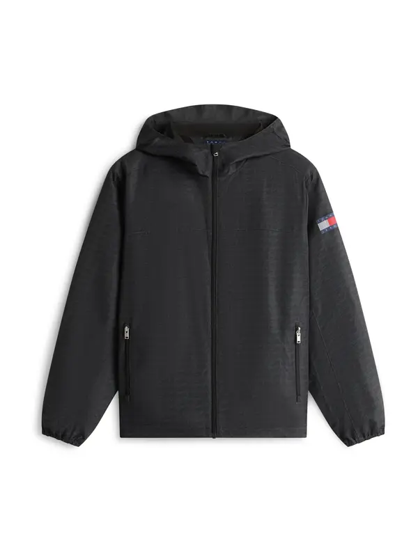 Tommy Jeans Tommy Jeans Prehodna jakna  temno siva / črna