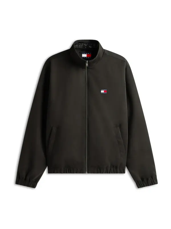 Tommy Jeans Tommy Jeans Prehodna jakna 'Zip-thru'  črna