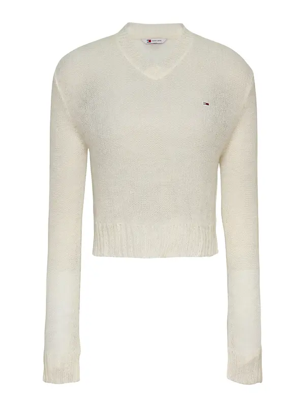Tommy Jeans Tommy Jeans Pulover  bela