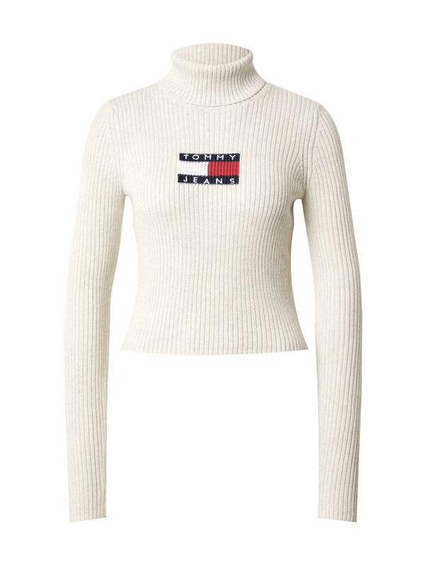 Tommy Jeans Tommy Jeans Pulover  bež / mornarska / rdeča