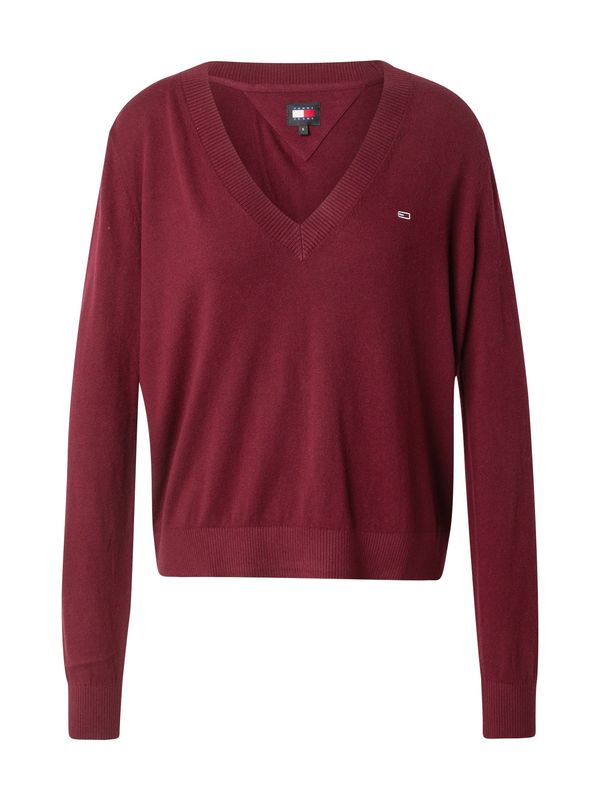 Tommy Jeans Tommy Jeans Pulover 'ESSENTIAL'  burgund