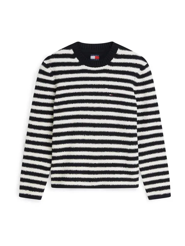 Tommy Jeans Tommy Jeans Pulover  marine / bela