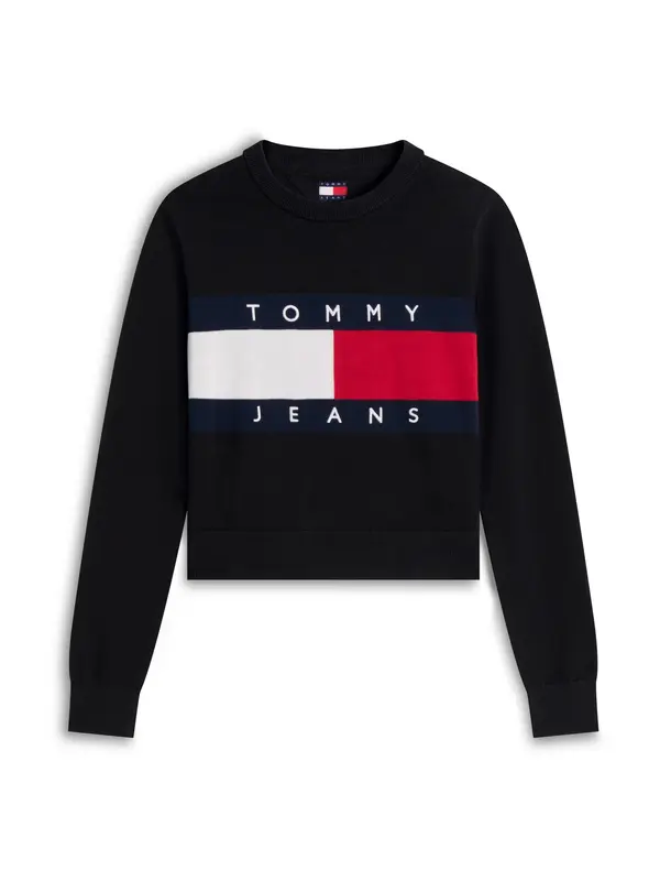 Tommy Jeans Tommy Jeans Pulover  mornarska / rdeča / črna / bela