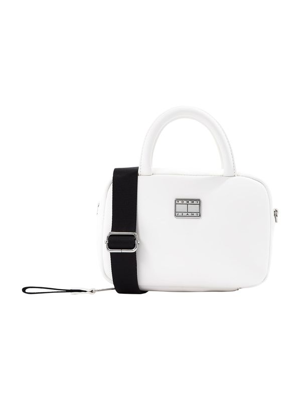 Tommy Jeans Tommy Jeans Ročna torbica 'AMERICAN COOL'  črna / bela