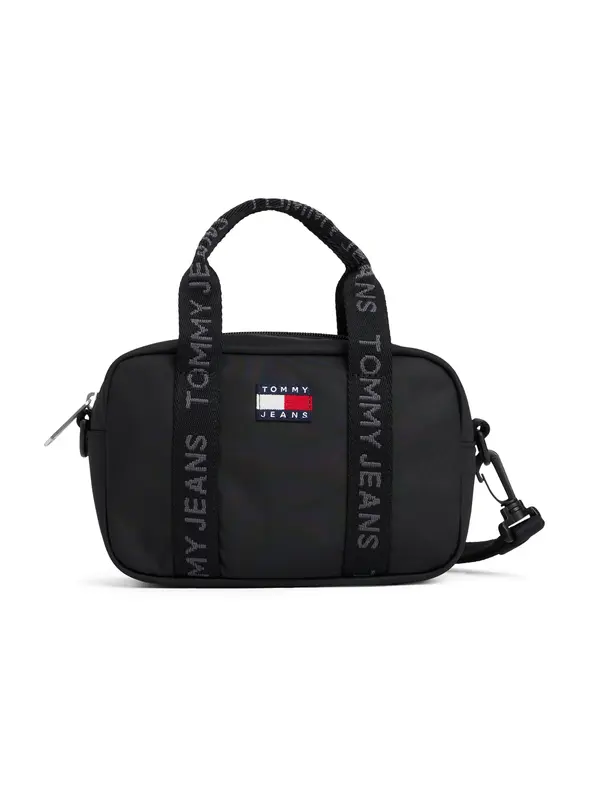 Tommy Jeans Tommy Jeans Ročna torbica 'ESS'  temno siva / črna
