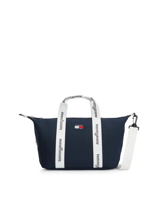 Tommy Jeans Tommy Jeans Ročna torbica 'Essential'  mornarska / bela
