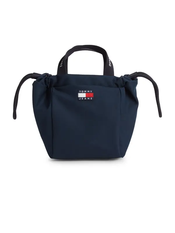 Tommy Jeans Tommy Jeans Ročna torbica 'Essential Repeat Logo Tote'  mornarska
